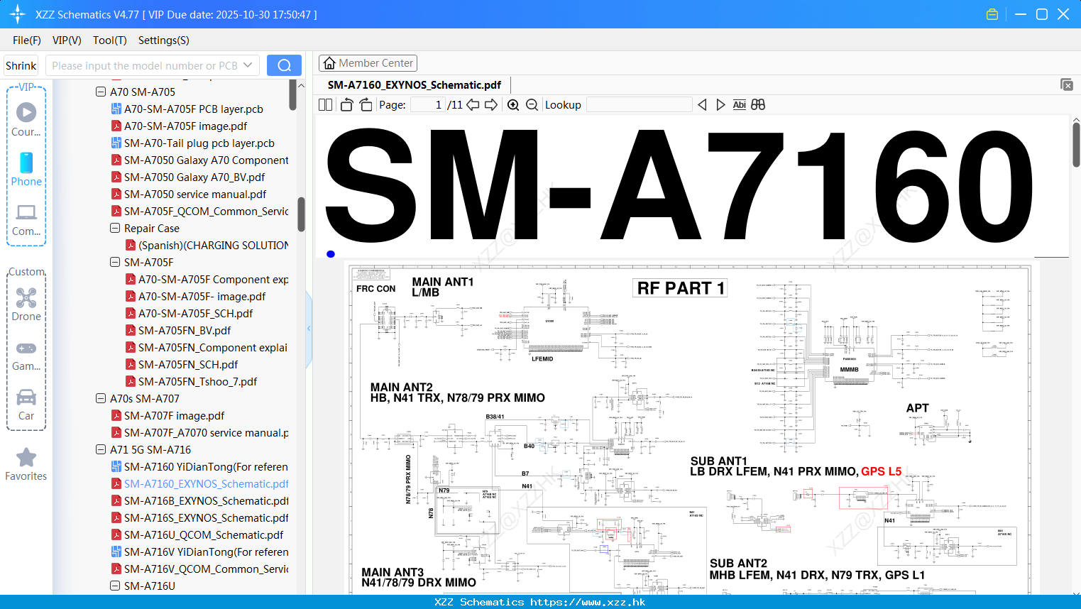 Samsung SM-A7160_EXYNOS_Schematic